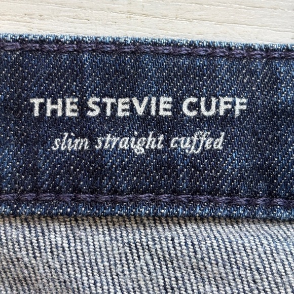 Ag Adriano Goldschmied The Stevie Cuff Jeans 30 Dark wash. - Picture 4 of 7